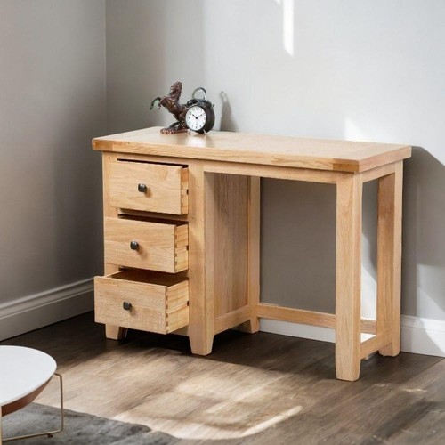 Solid oak dressing table - oak,