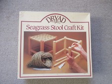 VINTAGE DRYAD SEAGRASS STOOL