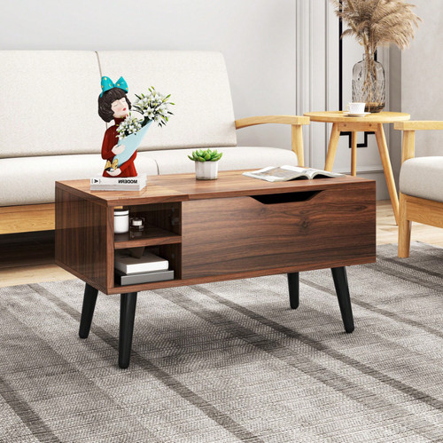 Lift top coffee table with - table,