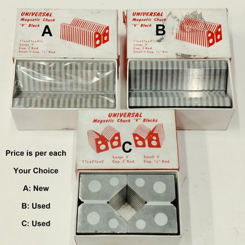 Universal mag chuck - v, block