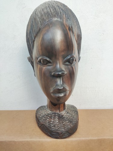 Vintage african ebony wood - african,