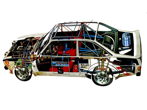 Ford escort rs1800 lombard - a3,