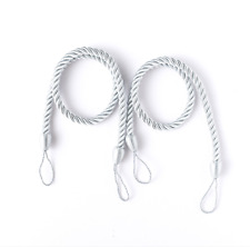 backs 75cm Slinky twist cable cord tiebacks ties drape 4x slim rope curtain tie