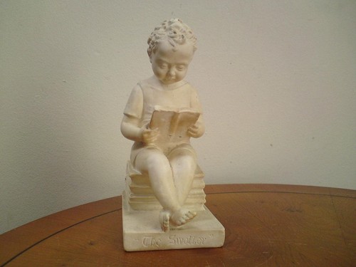 Art deco plaster figure the - plaster,