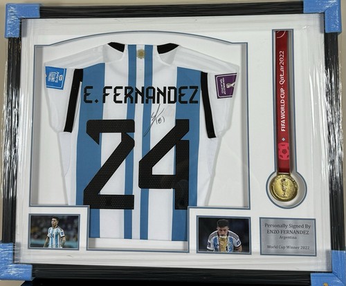 Enzo fernandez signed framed - enzo,