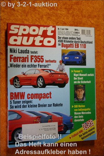 Sport auto bugatti eb - auto,