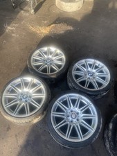 SET OF BMW 3 SERIES E90-E93 2004-2013 MV4 ALLOY WHEELS WITH TYRES