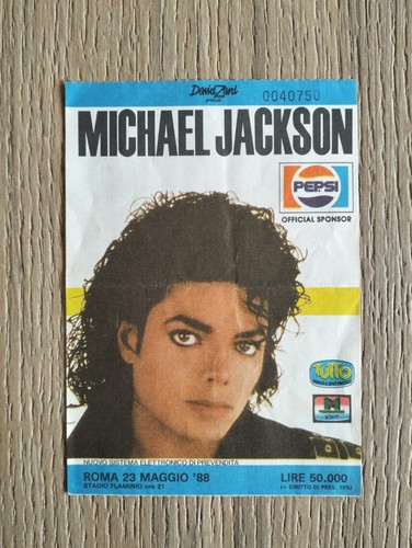 Michael jackson biglietto - michael,