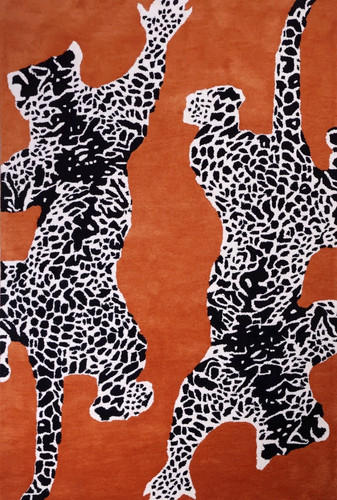 Climbing leopard rug - climbing,
