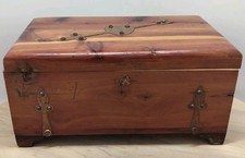 VTG LARGE WOODEN CUPIDS CEDAR