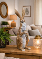 Large Decorative Standing Hare
