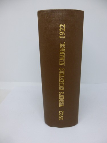 1922 rebound wisden with - 1922,