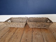 Large rectangle Rattan Baskets