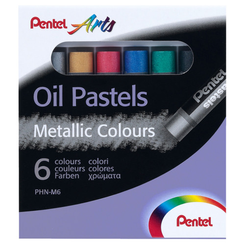 Pentel oil pastels - pastels, metallic