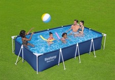 Steel Pro 4.00m .11m x 81cm Rectangular Swimming Pool & ACCESSORIES BUNDLE