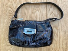Black evening bag - inside zip