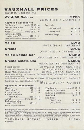 Vauxhall range original - range,