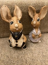 2X Rare Vintage Pendelfin