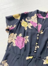 1940's Original vintage womens Rayon Dress.