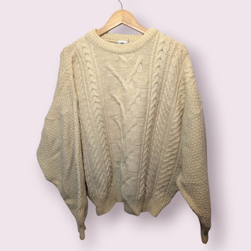 Vintage cableknit fishermans - vintage,