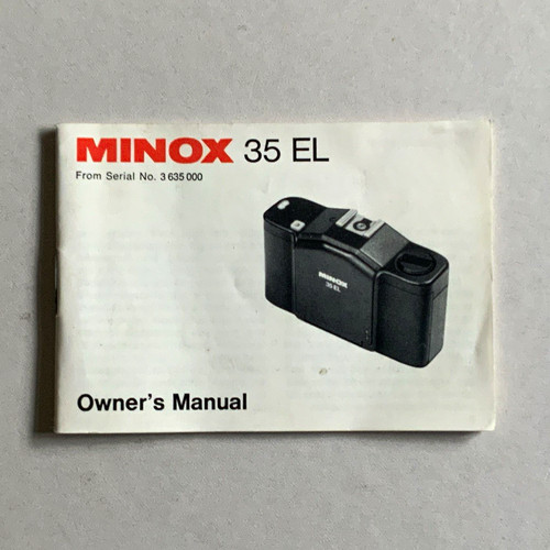 Minox owner s manual - minox, owner’s