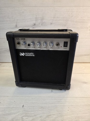 Acoustic solutions 20w - solutions, ga-20w