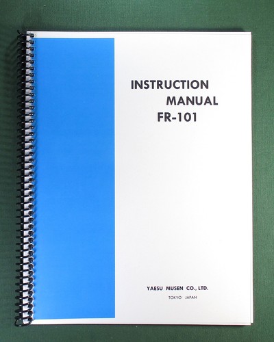 Yaesu 101 instruction - fr-101,