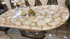 24"x36" Oval White Quartz