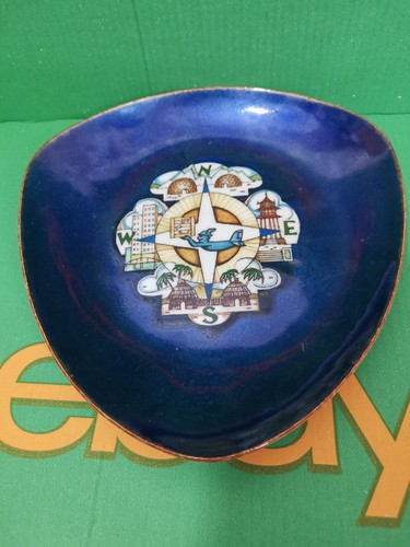 Vintage dark blue compass - dark,