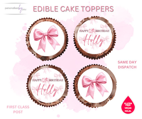 Edible cupcake toppers - cupcake,