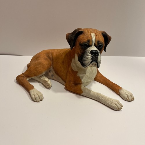 Danbury mint mack lying dog - mint,