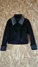 Gorgeous Suede Full Circle Jacket With Fur Lining. New Size 8 / M