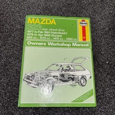 Mazda 323 RWD (1977-1985) Haynes Workshop Manual 1989 Print 