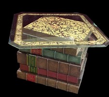 STUNNING STACKED LEATHER BOOK