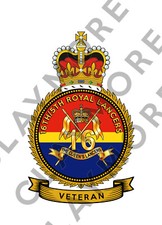 16th-5th Royal Lancers VETERAN car sticker BRITISH ARMY