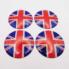 4x 52mm Centre Badges Union