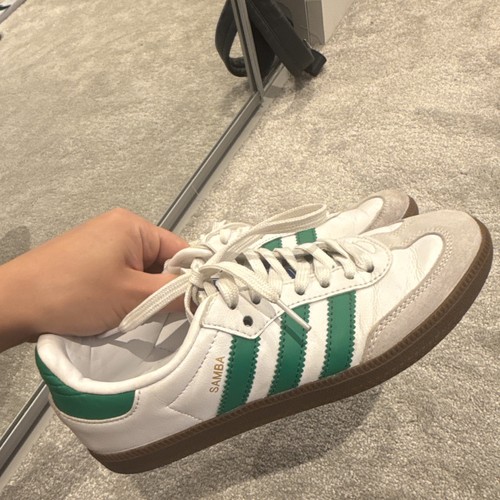 Adidas samba men - men's, white/green