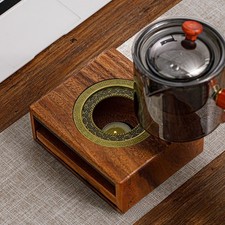 Tea Warmer with Walnut Wood