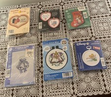 Six Counted Cross Stitch Kits