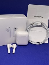 Boxed Apple AirPods 2nd Gen with Charging Case and cable (lightning) – excellent