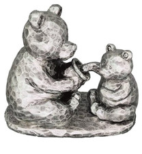 Winnie the Pooh Bear Family New Born Baby Gift Christening Bedroom Silver 25mm