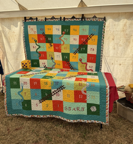 Patchwork quilted quilt - patchwork,