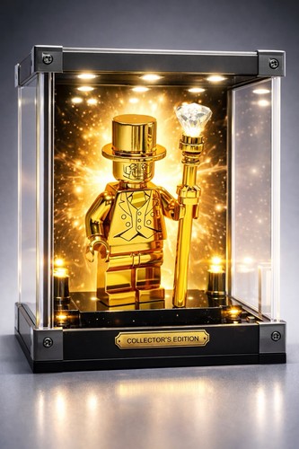 Lego chrome plated gold - lego,