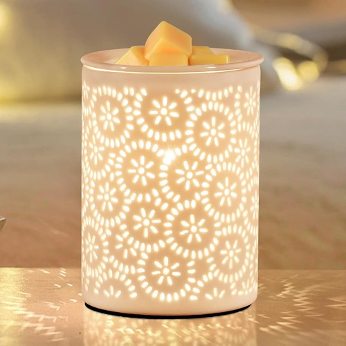 Floral ceramic electric wax - ceramic,
