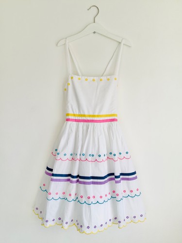 Boden white rainbow striped - boden,