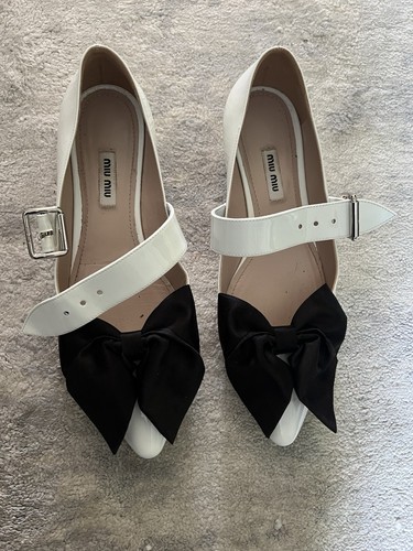 Miu white patent - miu,