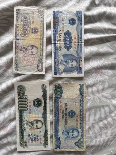 Vietnam dong banknotes set - dong,