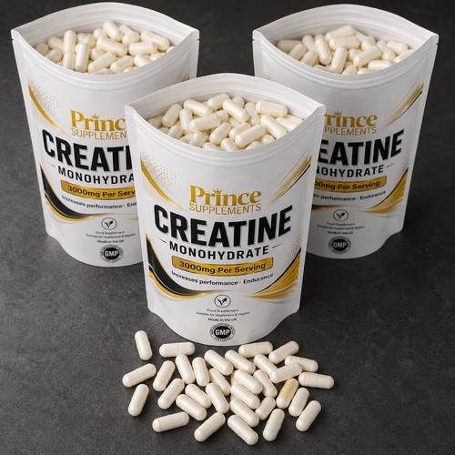 Creatine monohydrate capsules - creatine,
