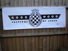 Goodwood Festival of Speed banner Classic Car Show Workshop Garage Wall display