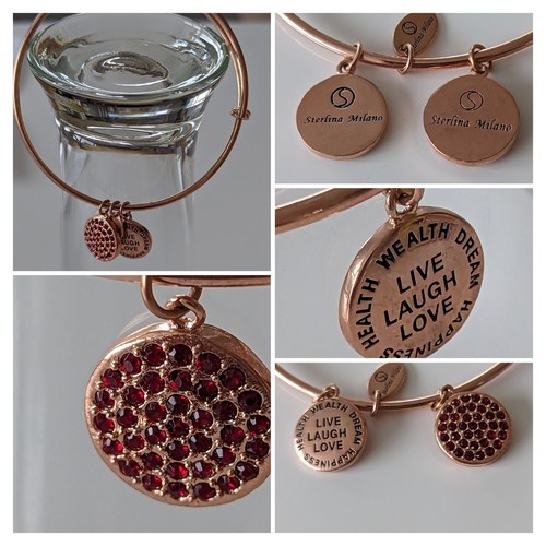 New bangle bracelet rose gold - rose,